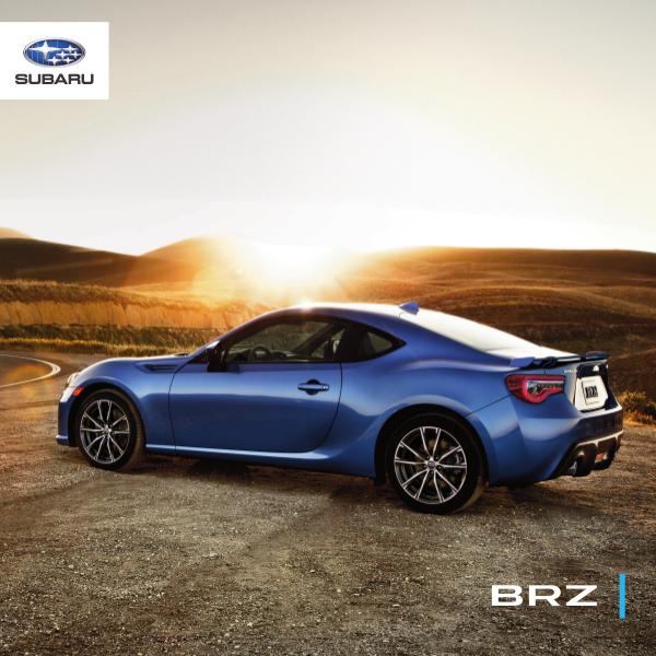 Subaru BRZ Brochures 2020 BRZ Brochure