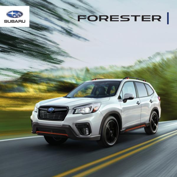Brochures Subaru Forester Brochure Forester 2020