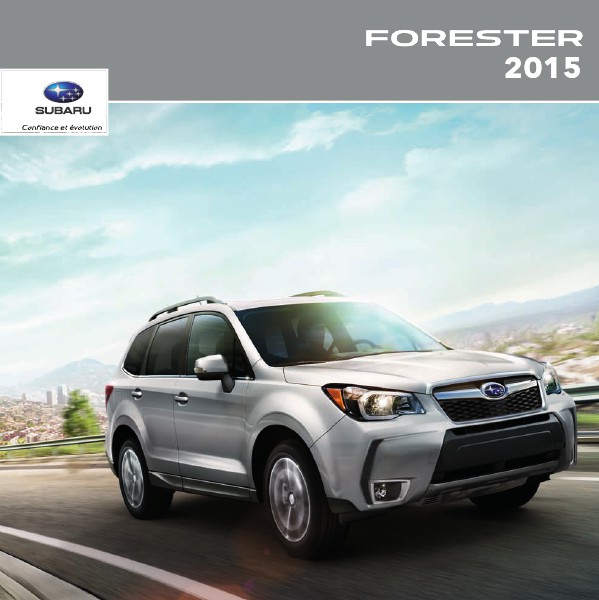 Brochures Subaru Forester Brochure Forester 2015