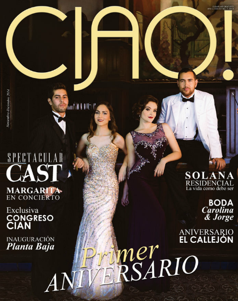 Revista CIAO! Spectacular Cast | Noviembre-Diciembre 2014