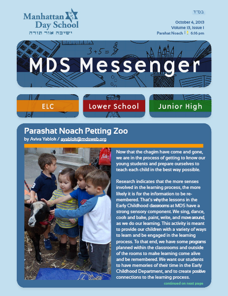 MDS Messenger Volume 13, Issue 1