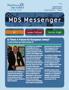 MDS Messenger Volume 13, Issue 4