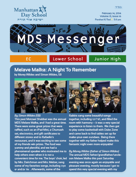 MDS Messenger Volume 13, Issue 16