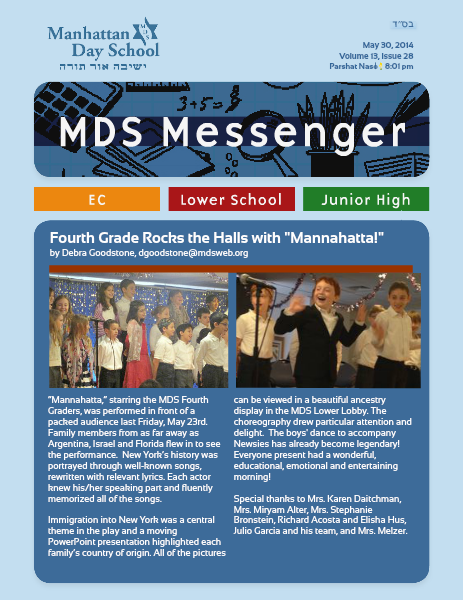 MDS Messenger Volume 13, Issue 28