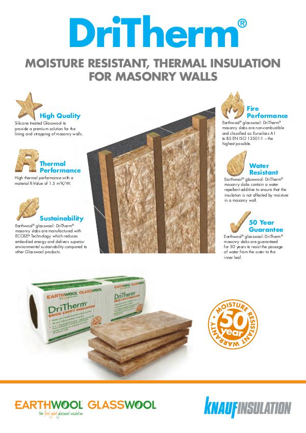 DriTherm® Thermal Insulation For Masonry Walls DriTherm® Thermal Insulation For Masonry Walls