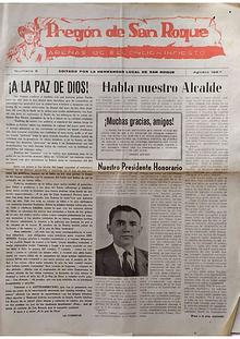 1957 Pregón de S. Roque-Areñes (Piloña Asturias)