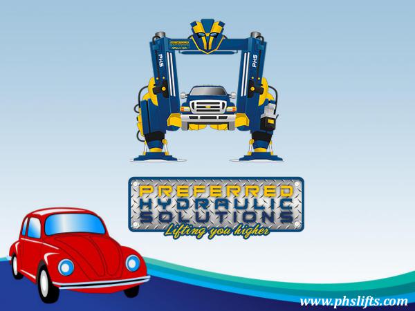 Preferred Hydraulic Solutions High Quality 4 Post Car Lifts