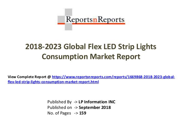 My first Magazine 2018-2023 Global Flex LED Strip Lights Consumption