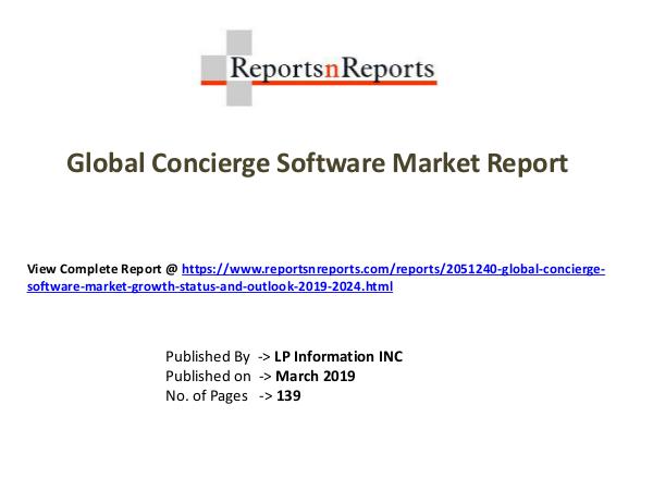 Global Concierge Software Market Growth (Status an