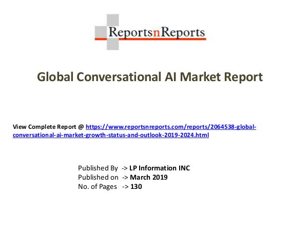 My first Magazine Global Conversational AI Market Growth (Status and