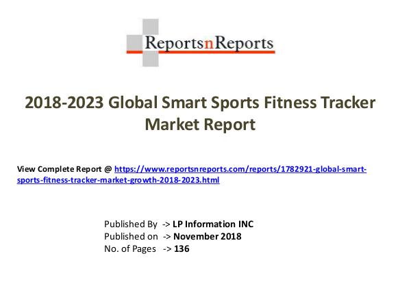 My first Magazine Global Smart Sports Fitness Tracker Market Growth
