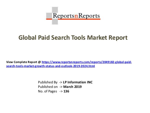 Global Paid Search Tools Market Growth (Status and