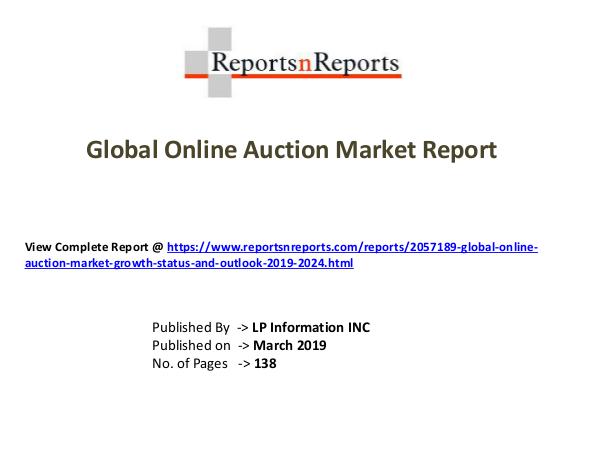Global Online Auction Market Growth (Status and Ou
