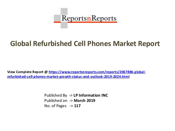 Global Refurbished Cell Phones Market Growth (Stat