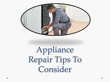 Appliance Repair Tips