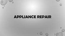 Appliance Repair Tips