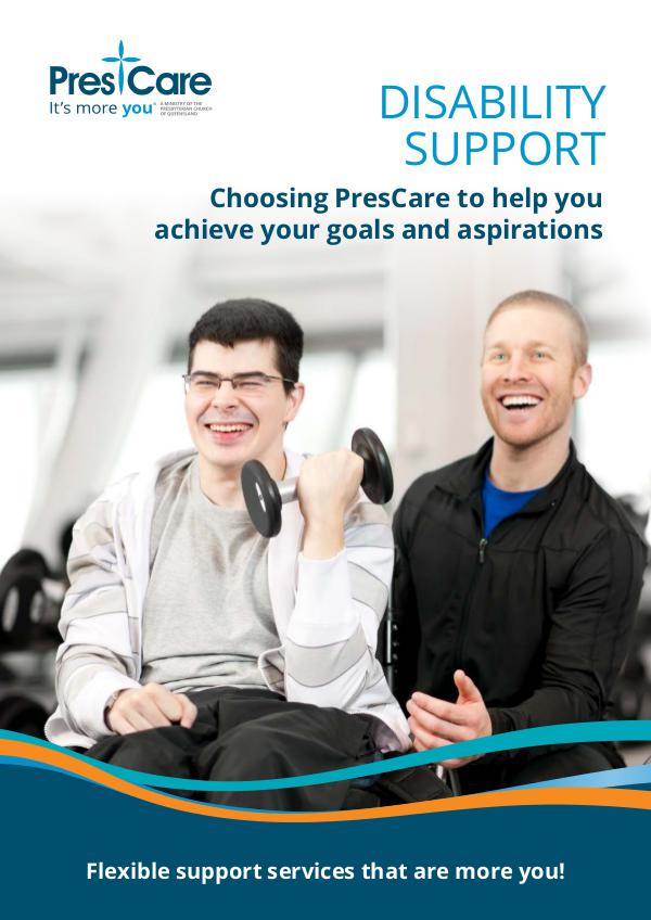 Disability Support by PresCare Disability-brochure-2018-WEB