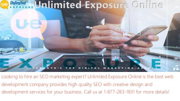 Unlimited Exposure – SEO Company in Toronto Unlimited Exposure Online pdf