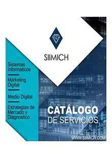 Catàlogo de servicios SIIMICH