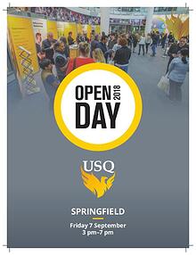 USQ-Springfield Open Day Program 2018