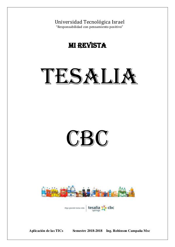 MI REVISTA TESALIA TESALIA CBC