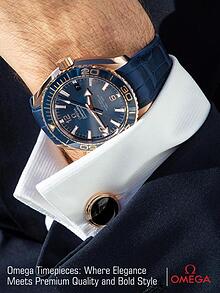 Omega Timepiece:  Where Elegance Meets Premium Quality and Bold Style