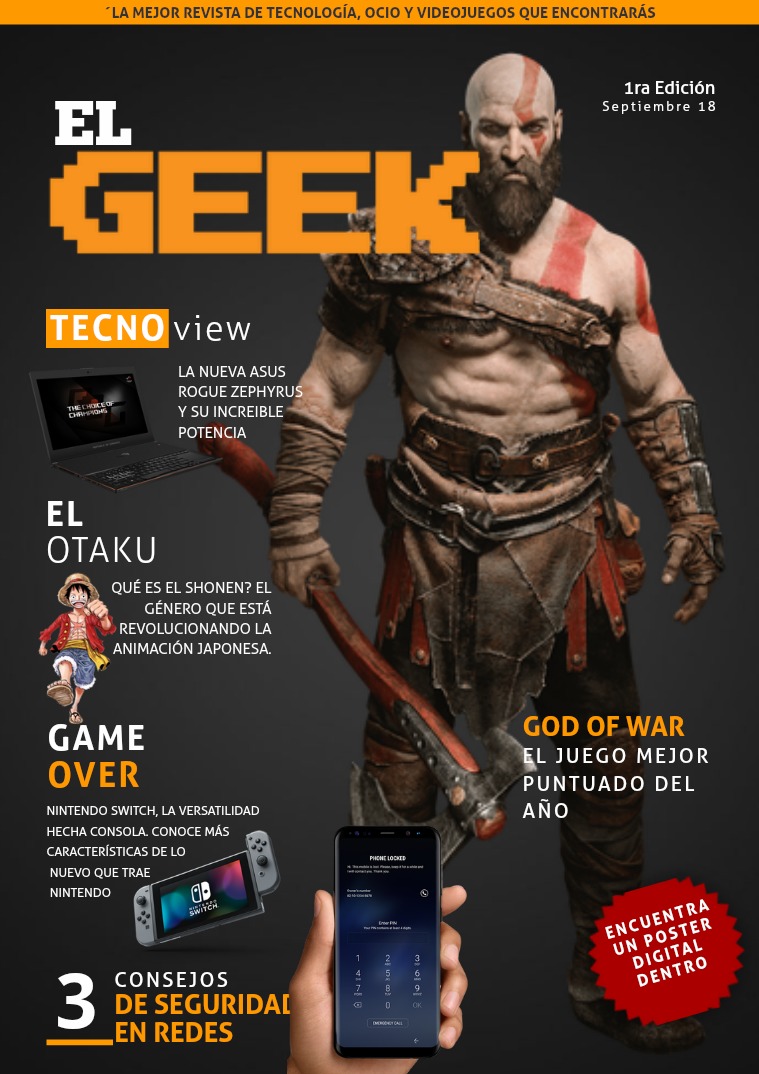 Mi primera revista El Geek Septiembre
