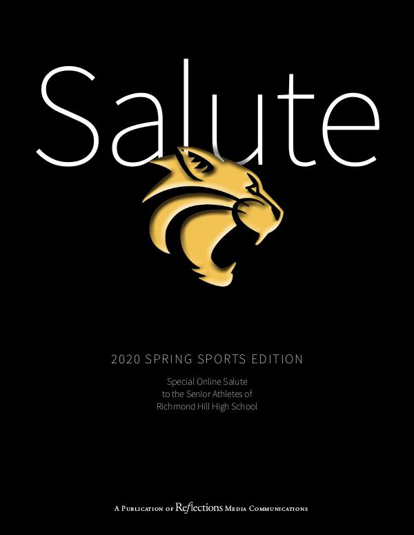 Reflections | Lifestyle Magazine Special Online Edition | Senior Spring Athletes
