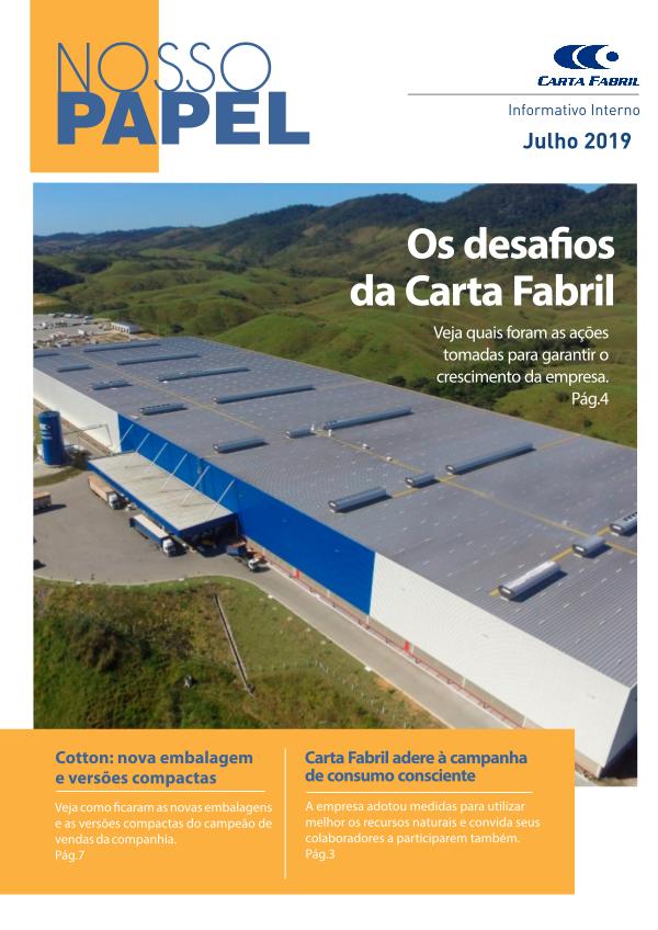 REVISTA NOSSO PAPEL - JULHO/2019 Revista Nosso Papel - Edição Julho/2019