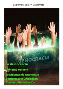 La Democracia en Guatemala