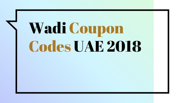 Shopping Coupons & Discount Code Wadi Coupon codes UAE