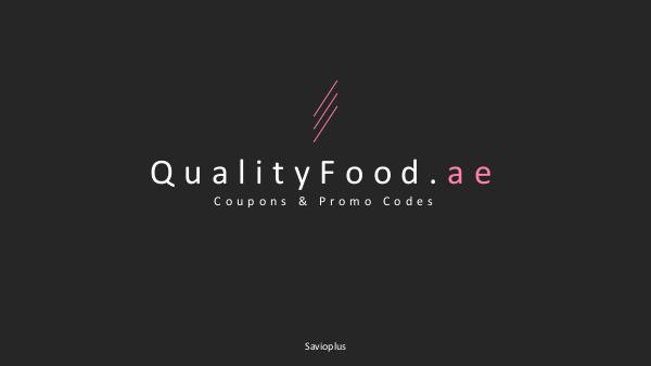 How to use QualityFood Coupons UAE