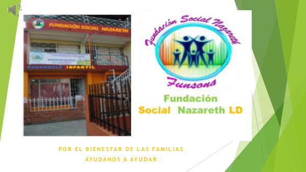 FUNDACION SOCIAL NAZARETH  - REVISTA DIAPOSITIVAFUNSONA PDF SEPT 2018