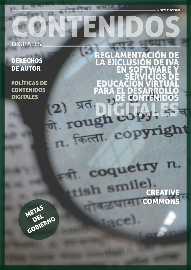 Normatividad De contenidos Digitales Derechos de autor digitales