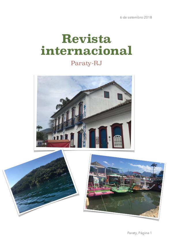 Revista internacional sobre Paraty-RJ Revista informativa sobre a cidade de Paraty