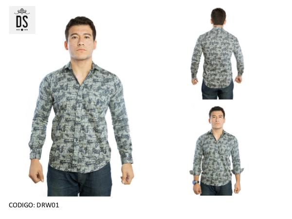 Camisa Slim para Hombre CATALOGO DARWIS 2018