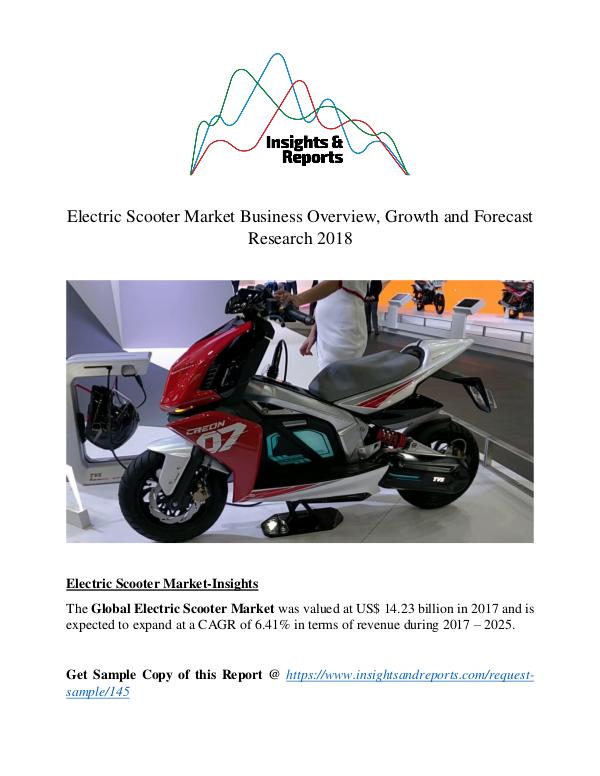 Electric ScooterMarket Business Overview and Forecast Research Electric Scooter Market Business Overview, Growth