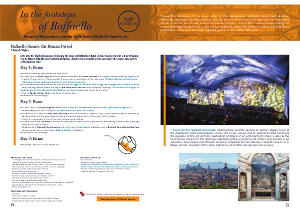 Enjoylive Travel Cultour Proposals In the footsteps of Raffaello