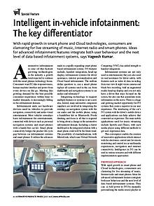 Intelligent in-vehicle infotainment The key differentiator