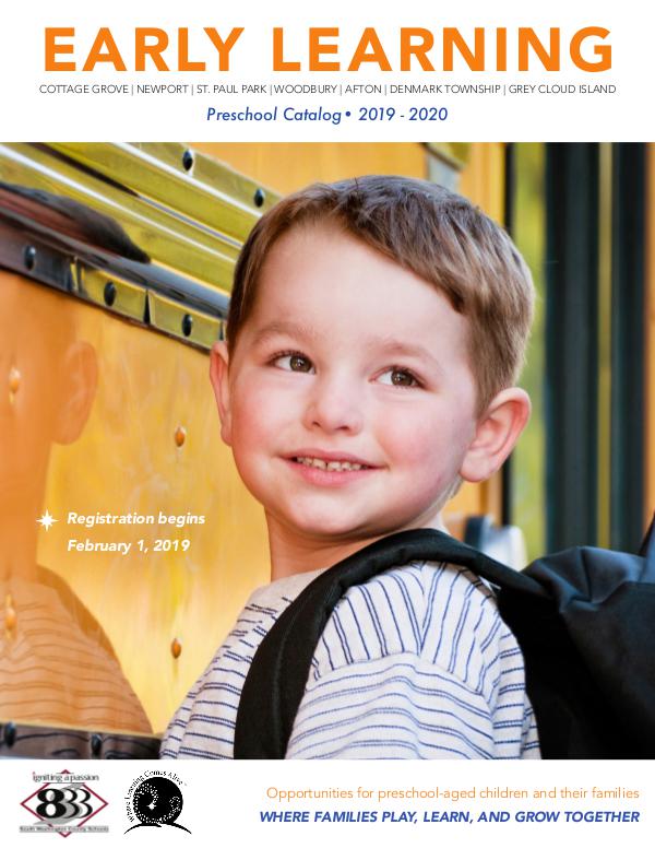 ISD833 Preschool 2019/20 Catalog Preschool 2019:20_FINAL