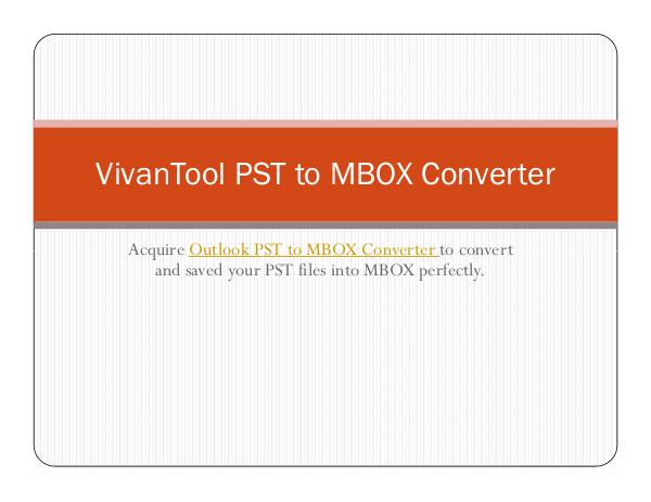 PST to MBOX Converter Software Best PST to MBOX Converter - PST Recovery