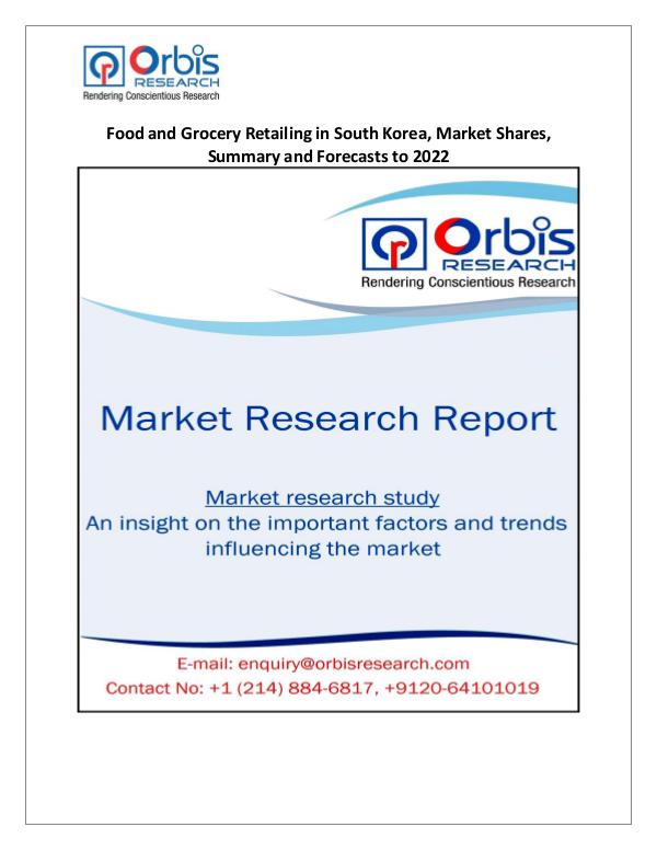 Research Report On: Food and Grocery Retailing in South Korea, Market