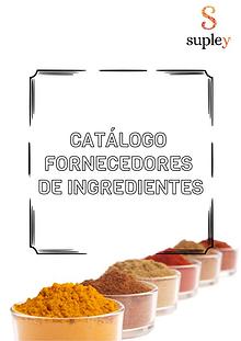 Catálogo de Ingredientes Supley
