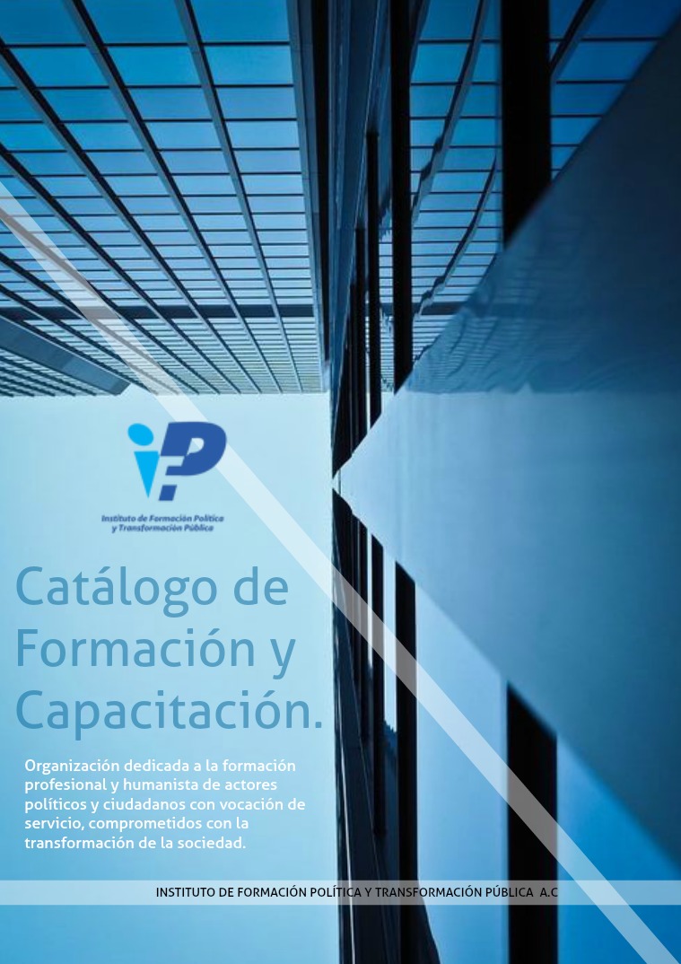 Catálogo del Instituto de Formación Política. 2- Catálogo de Formación Edición Noviembre 2018