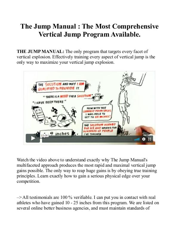 The Jump Manual Free Download EBook-PDF | Jacob Hiller The Jump Manual Free Download EBook-PDF | Jacob Hi