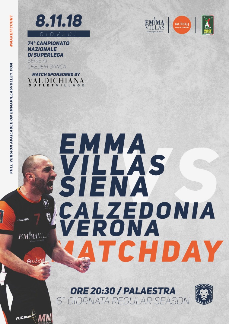 Match Program Emma Villas Siena 2018/2019 6 - Match Program Emma Villas Siena 2018/2019