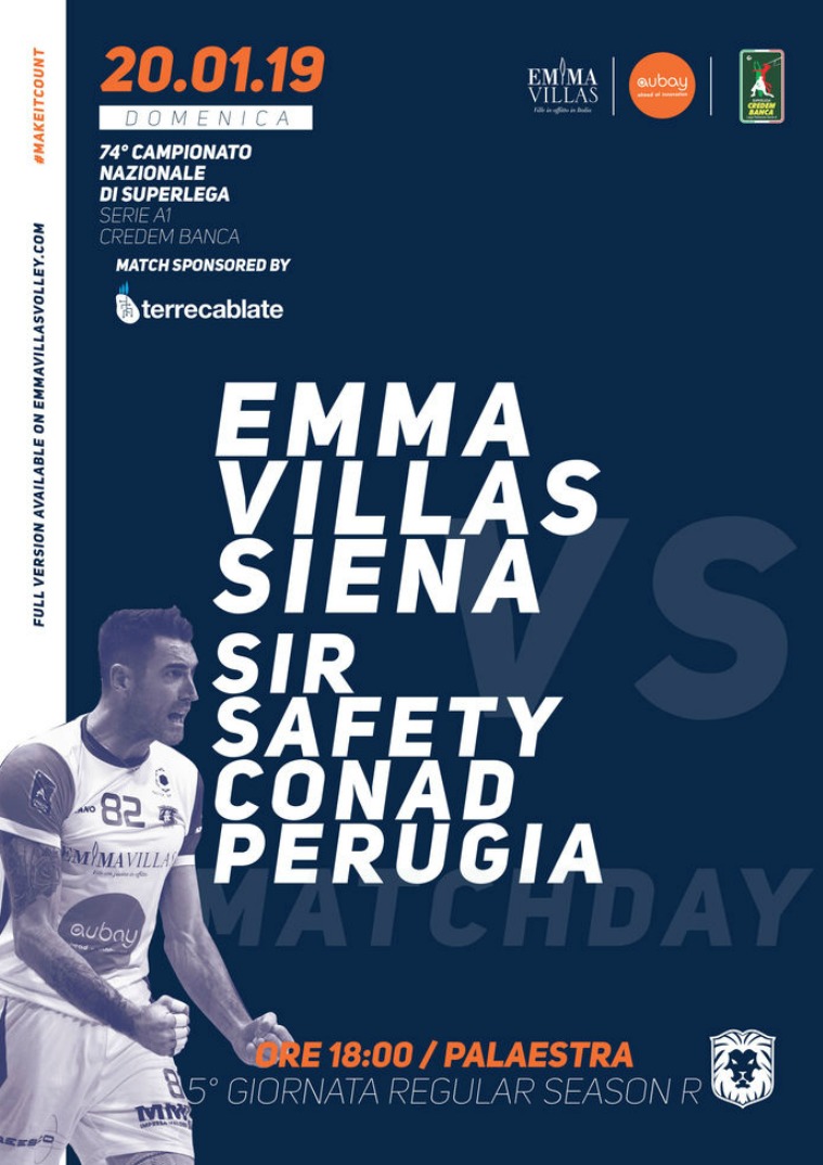 Match Program Emma Villas Siena 2018/2019 5R - Match Program Emma Villas Siena 2018/2019