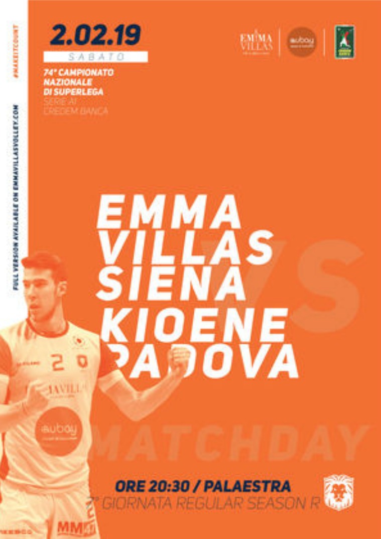 Match Program Emma Villas Siena 2018/2019 7R - Match Program Emma Villas Siena 2018/2019