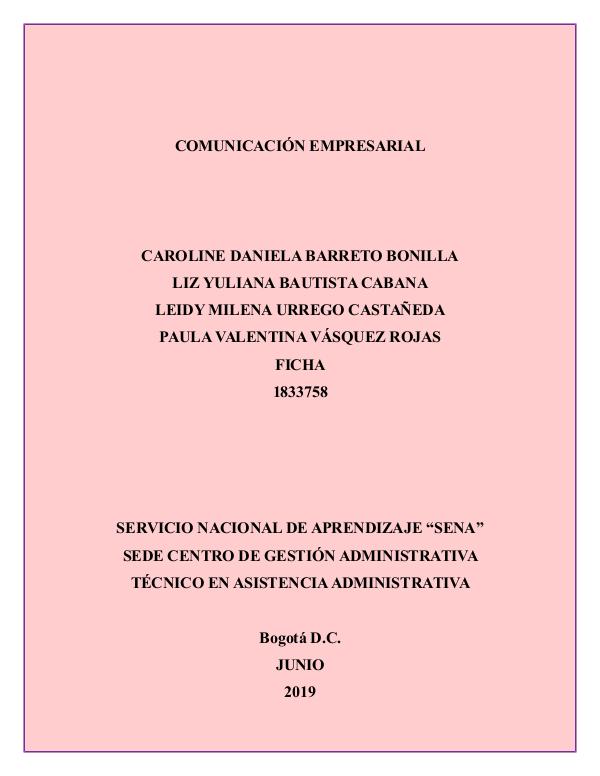CARTILLA DE LA COMUNICACIÓN cartilla de comunicacion finalizada  _ficha 183375