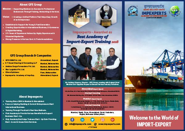 Learn How to do Import Export in Any Country.! Impexperts New Brochure